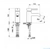 KFA MOZA GUN METAL GREY bateria umywalkowa grafit szczotkowany 5032-815-61